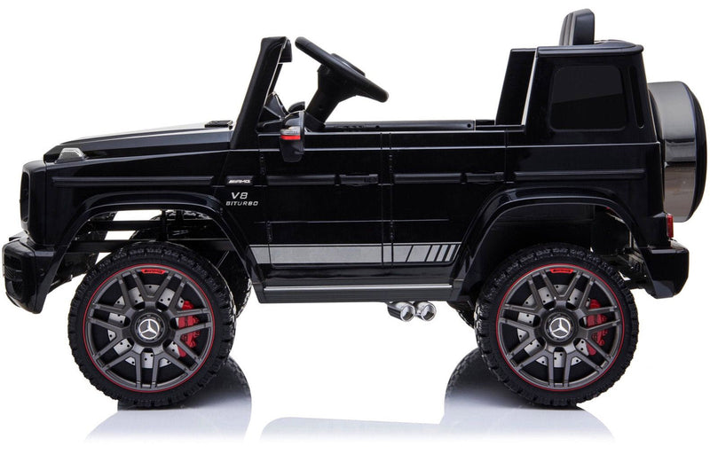 Macchina Elettrica per Bambini 12V con Licenza Mercedes G63 AMG Big Fuoristrada Nera