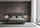 Letto Matrimoniale Francese Agueda Grigio Varie Misure