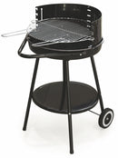 Barbecue a Carbone Carbonella Tondo Ø50 cm con Ruote Soriani Sun-day Nero