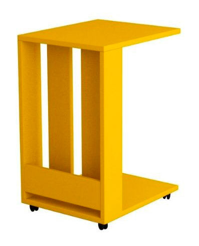 Tavolino da divano 37x45x67 cm Edi porta pc e riviste mostarda online