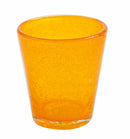 Set 6 Bicchieri Ø9x10 cm in Vetro Soffiato Villa d'Este Home Tivoli Cancun Arancioni