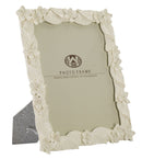 Cornice Leaf Cream 26x2x30,7 cm in Poliresina e Vetro