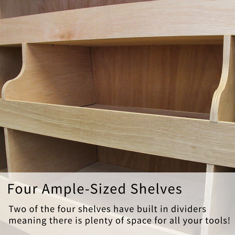 Scaffalatura per Furgone Van VW Transporter SWB 97,4x37x120,3 cm in Compensato   