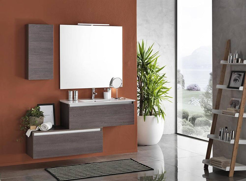 Mobile da Bagno sospeso Ibiza 16 Tabacco Scuro TFT