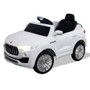 Macchina Elettrica per Bambini 12V con Licenza Maserati Levante Bianca