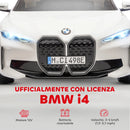 Macchina Elettrica per Bambini 12V con Licenza BMW I4 Bianca