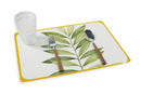 Set 6 Tovagliette 45x30 cm in Plastica Villa d'Este Home Tivoli Oriental Botanique
