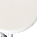 Sgabello per doccia bagno altezza regolabile antiscivolo bianco 