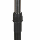 Stender Appendiabiti Singolo 88x43x170 cm in Metallo e Plastica Nero