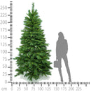 Albero di Natale Artificiale H275 cm Abete Mixed Slim 1887 Tips Verde