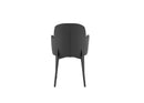 Set 4 Sedie Sophia 53,5x62,5x80 cm in Tessuto Easy-Clean Grigio Scuro       