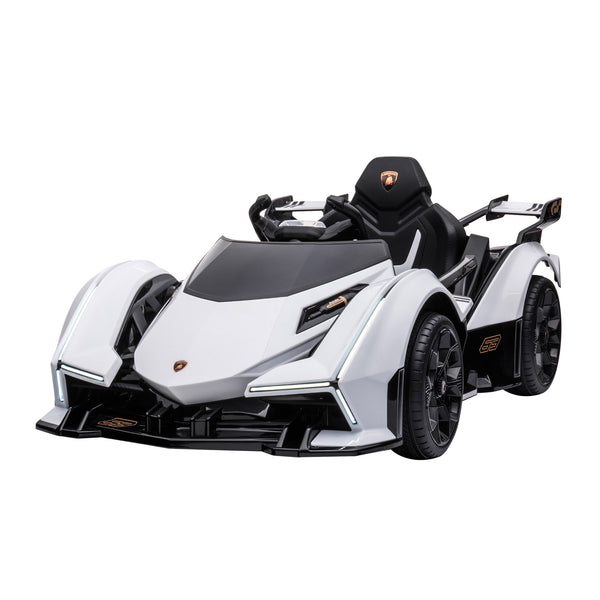 prezzo Macchina Elettrica per Bambini 12V con Licenza Lamborghini V12 Vision Gran Turismo Bianco