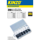 Cassetta con 390 Chiodini Fermacavi Ferma Cavi Kinzo