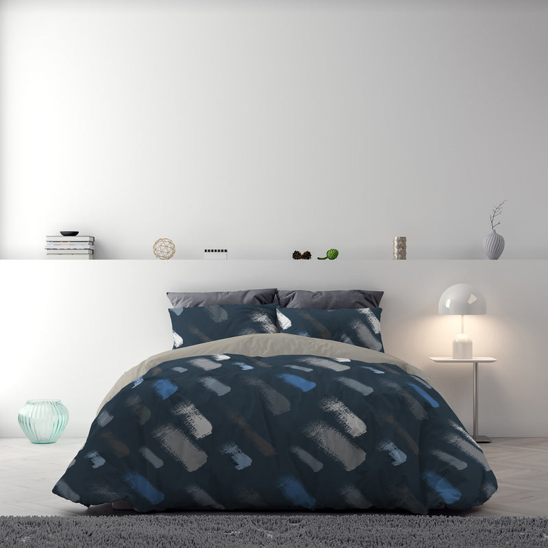 Copripiumino Double Face con Federe Stampato Gessetti