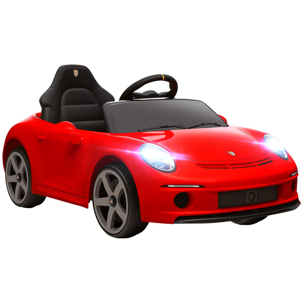 Macchina per Bambini 3-5 Anni con Licenza Ufficiale RUF GT Telecomando Cintura di Sicurezza e Musica Rosso acquista