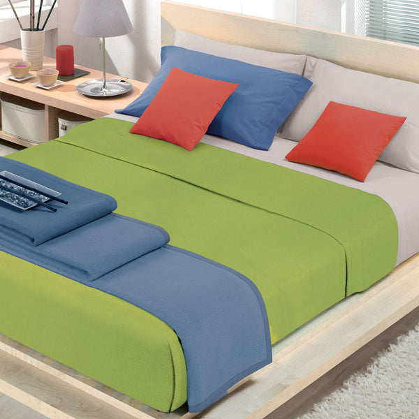 sconto Coperta Misto Cotone Cober Coprice Verde Kiwi
