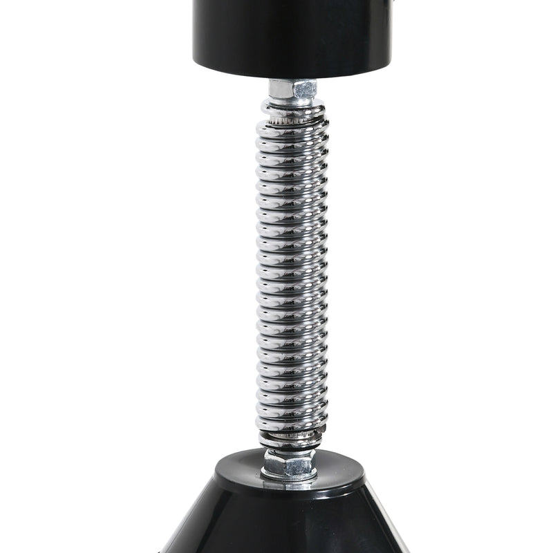 Speed Bag a Parete per Boxe e MMA 79x72x20 cm ad Altezza Regolabile con Asta in Acciaio e PU Rosso  