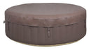 Vasca Idromassaggio da Esterno Gonfiabile Riscaldata 4-6 Posti Ø208x65 cm Ease.Zone Marrone