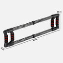 Power Twister Estensore per Pettorali a 4 Molle con Resistenza da 10 a 50 kg in Acciaio Inox Nero