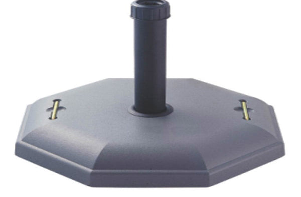 prezzo Base per Ombrellone da Giardino 48x48x38 cm in Cemento e Ferro Grigio Scuro
