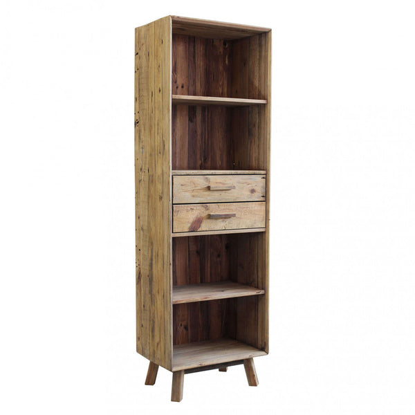 Libreria Collin 60x40x190 h cm in Pino riciclato Marrone online