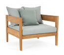 Poltrona 90x90x79h cm con Cuscini Kobo Aqua Fsc 