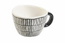 Set 6 Tazzine Caffè in Gres 90 ml Villa d'Este Home Tivoli Masai Black