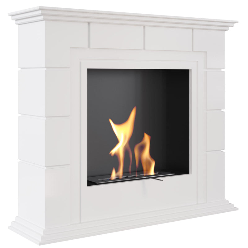 Camino a Bioetanolo da Pavimento 112,2x32 cm Flig Fullerton Bianco