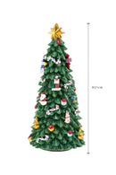 Albero di Natale con musica e movimento 21 cm in Resina