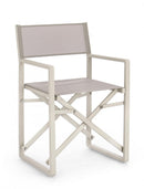 Set 2 Sedie Regista da Giardino 55x50,5x84,5h cm Konnor Rastin 