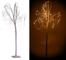 Albero di Natale Luminoso in Legno H180cm Salice Bianco