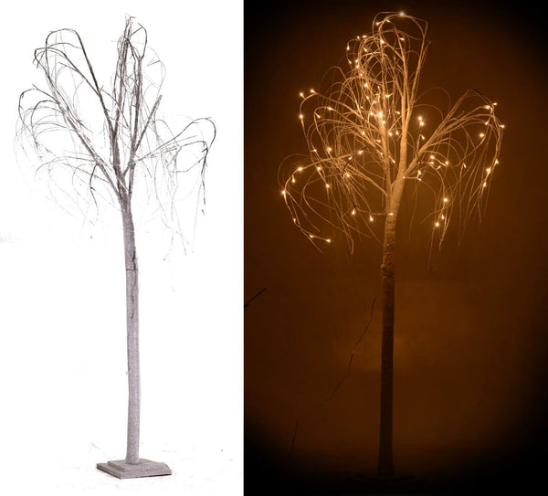 Albero di Natale Luminoso in Legno H180cm Salice Bianco acquista