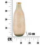 Vaso Oro Line Ø15x40 cm Vetro