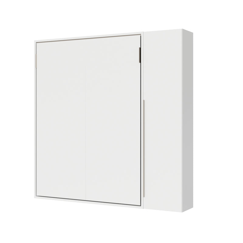 Letto Matrimoniale A Scomparsa 160 Versia Con Armadio 1 Anta Dx Bianco      