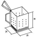 Ciminiera Accendi Carbonella in Acciaio Lisa Luxury Grisù