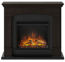 Camino Elettrico da Pavimento Effetto Fiamma 1500W Tagu Helmi Espresso Wengè