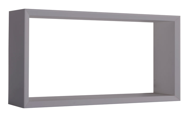 Mensola Cubo da Parete 70x35x15,5 cm in Fibra di Legno Artù Marrone Talpa