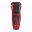 Rasoio Elettrico Ricaricabile 3 Testine Oscillanti Kooper Figaro Rosso