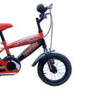 Bicicletta per Bambini 16" con borraccia e telaio in acciaio Rosso
