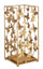 Porta Ombrelli Butterfly 22,5x22,5x48,5 cm in Ferro Oro