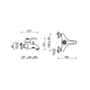 Rubinetto Miscelatore cromato Bologna vasca