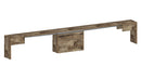 Set 2 Panche Allungabili 66/290x25x45 cm Pratika Singola A e B Acero Pereira  