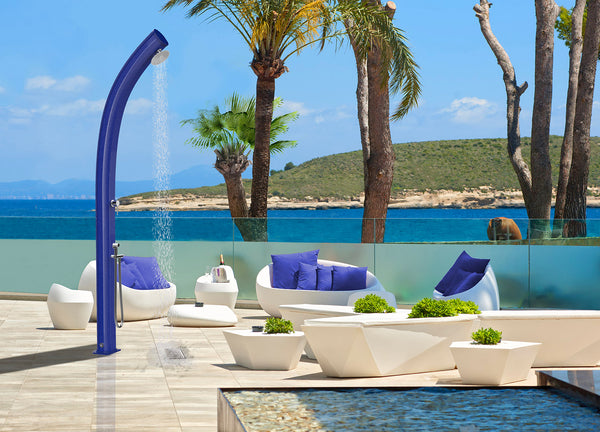 acquista Doccia Solare da Giardino Temporizzatore e Doccetta Arkema Jolly Top Line Perla Nera