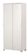 Armadio 2 Ante Scorrevoli 82x190x42 cm Bianco Fiammato