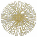 Set 6 Tovagliette Tonde in Carta Villa d'Este Sunshine Avorio