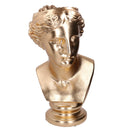 Portavaso in Resina busto oro cm 35,8x36xh58