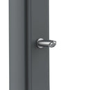 Doccia Solare da Giardino 40L Miscelatore e Lavapiedi Sined Sole XXL Grigia