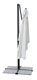 Ombrellone Decentrato da Giardino 3x2m Florida Telo in Poliestere Ecrù