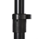 Cavalletto Portabici Verticale 2 Posti Max 100 Kg in Alluminio e Acciaio  Nero