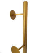 Appendiabiti da Tarra 30x30x172 cm in Acciaio Oro